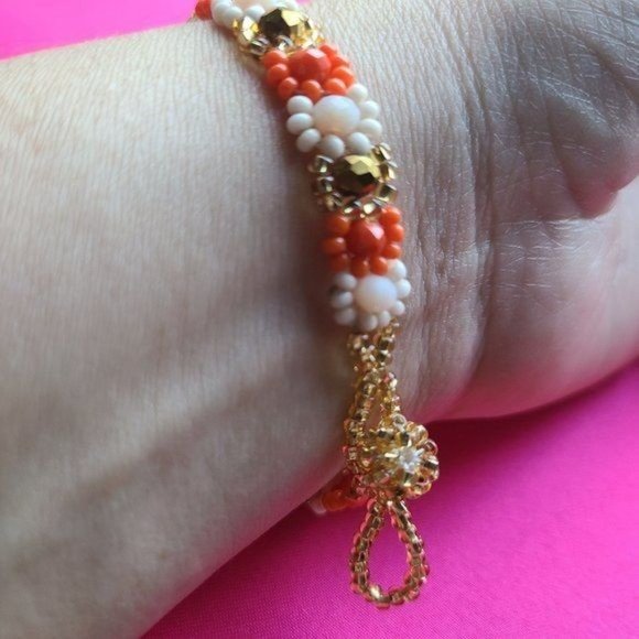 COPY - Handmade women Crystal Beaded Bracelet - Picture 4 of 6